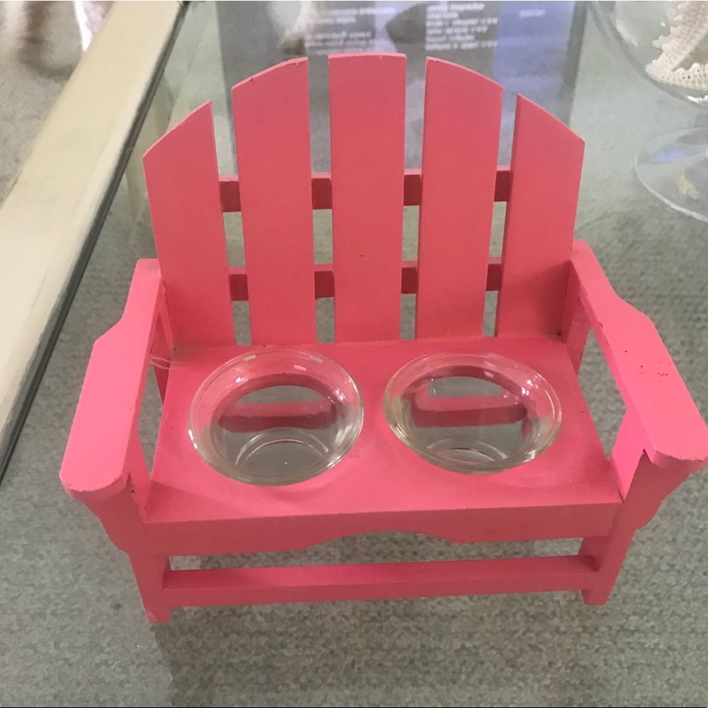 Adirondack votive holder